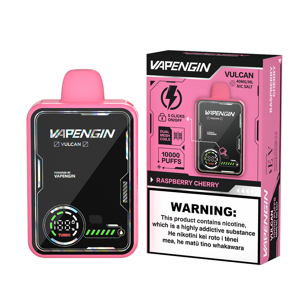 Raspberry Cherry | Vapengin Vulcan 10k