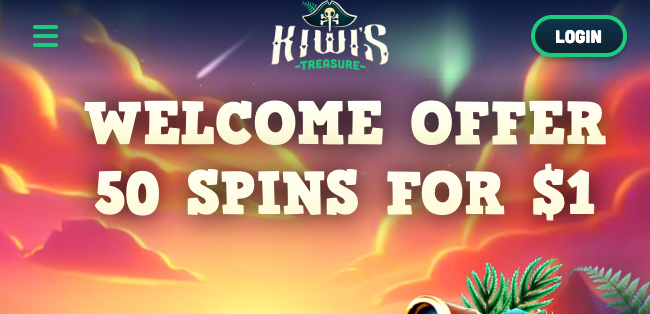 Kiwi Treasure Casino $1 Deposit Casinos Offer